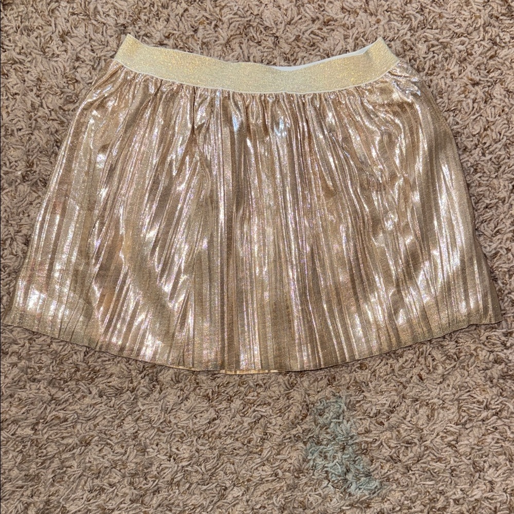 3t girls shiny gold skirt from Carter’s.